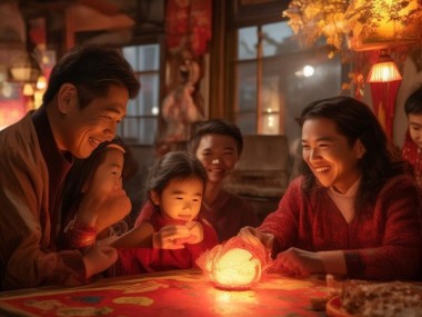 新年年卡，温暖的年味，温暖的年光