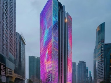 高温环境下，湖南Luke广告牌，城市地标的未来之选
